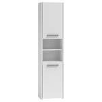 Topeshop s40 biel armoire de rangement de salle de bain blanc Topeshop s40 biel armoire de rangement de salle de bain blanc
