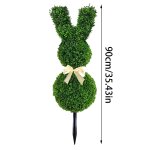 Topiaire de lapin, plante de lapin de pâques en pot d'arbre topiaire, plante de topiaires en buis de ... Topiaire de lapin, plante de lapin de pâques en pot d'arbre topiaire, plante de topiaires en buis de ...