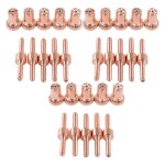 Torche de dcoupe plasma, consommables, pices de coupe, accessoires, kit de pointes d'lectrode, 30 ...