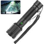 - torche led rechargeable 90000 lumens, lampe tactique puissante, haute luminosit, recharge usb - c ...