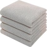 Torchons 100 % coton eponge, lot de 6, avec boucle de suspension, pour le nettoyage de la cuisine Torchons 100 % coton eponge, lot de 6, avec boucle de suspension, pour le nettoyage de la cuisine