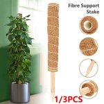 Totem de support pour plantes grimpantes en fibre de coco - tuteur de 45 cm pour plantes grimpantes d'intrieu ...