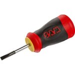 Tournevis bimatiere s1 fente electricien 4x35 sam - t - 4e35
