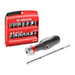 Tournevis à cliquet avec 28 embouts de vissage facom atcl. 2a2pb protwist Tournevis à cliquet avec 28 embouts de vissage facom atcl. 2a2pb protwist