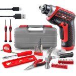 Tournevis electrique 3. 6v rose - perceuse visseuse devisseuse sans fil avec ensemble d'outils - boite ... Tournevis electrique 3. 6v rose - perceuse visseuse devisseuse sans fil avec ensemble d'outils - boite ...