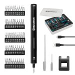 Tournevis de electrique led 55 en 1 duratech, kit d'outils de reparation avec 50 embouts magnetiques, ...