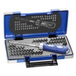 Tournevis porte - embouts revolver cliquet + embouts expert by facom - 59 pièces - e160804 Tournevis porte - embouts revolver cliquet + embouts expert by facom - 59 pièces - e160804