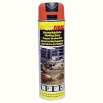 Traceur de chantier tp orange fluo spray 500ml colormark