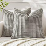 Trahoo - housses de coussins en polyester doux granulés granule lancer set taies d'oreiller décoratif ... Trahoo - housses de coussins en polyester doux granulés granule lancer set taies d'oreiller décoratif ...
