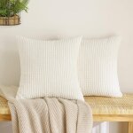 Trahoo - housses de coussins en polyester doux granulés granule lancer set taies d'oreiller décoratif ... Trahoo - housses de coussins en polyester doux granulés granule lancer set taies d'oreiller décoratif ...
