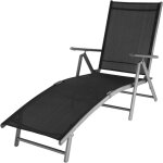 Transat bain de soleil meuble jardin gris foncé helloshop26 2208109 Transat bain de soleil meuble jardin gris foncé helloshop26 2208109