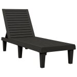 Transat chaise longue bain de soleil lit de jardin terrasse meuble d'extérieur 155 x 58 x 83 cm polypropylène ... Transat chaise longue bain de soleil lit de jardin terrasse meuble d'extérieur 155 x 58 x 83 cm polypropylène ...