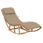 Transat chaise longue bain de soleil lit de jardin terrasse meuble d'ext�rieur 180 cm a bascule avec ...