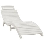 Transat chaise longue bain de soleil lit de jardin terrasse meuble d'extrieur 184 x 55 x 64 cm bois ...