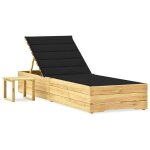 Transat chaise longue bain de soleil lit de jardin terrasse meuble d'extérieur avec table et coussin ... Transat chaise longue bain de soleil lit de jardin terrasse meuble d'extérieur avec table et coussin ...