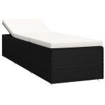 Transat chaise longue bain de soleil lit de jardin terrasse meuble d'extrieur et table a th rsine ...