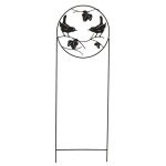 Treillage jardin fer oiseaux 35x112cm