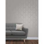 Treillis géométrique apex papier peint gris et taupe Treillis géométrique apex papier peint gris et taupe