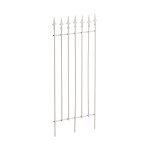 Treillis support pour plantes grimpantes a plante d�coration de jardin 100 × 50 cm en m�tal blanc 10 ...