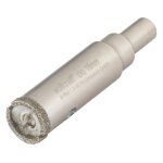 Trépan wolfcraft diamètre 18mm concrétion de diamant queue diamètre 10mm Trépan wolfcraft diamètre 18mm concrétion de diamant queue diamètre 10mm