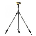 Tr�pied en acier inoxydable, outil d'irrigation d'eau, arroseur en plastique, syst�me automatique, fournitures ...