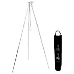 Trpied de cuisine portable en plein air, avec chane de suspension rglable, support de gril, accessoire ...