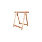 Treteau bois dur artisan 80x80cm