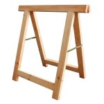 Treteau bois industriel 80x80cm