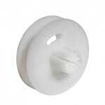 Treuil volet plastique octogonal 130x40 mm. sangle 22 mm.