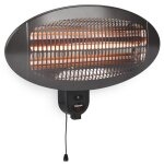 Tristar chauffage mural de patio ka - 5286 2000 w quartz noir Tristar chauffage mural de patio ka - 5286 2000 w quartz noir