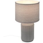 Trkk - - lampe de table avec abat - jour en tissu, interrupteur à câble, pied en céramique, lampe de ... Trkk - - lampe de table avec abat - jour en tissu, interrupteur à câble, pied en céramique, lampe de ...