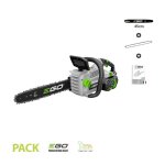 Tronconneuse electrique 1800w  batterie guide oregon 45 cm ego power + cs1800e