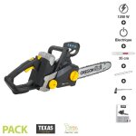 Tronçonneuse sans fil à batterie 1200w guide 35 cm texas csx4000 sans chargeur ni batterie Tronçonneuse sans fil à batterie 1200w guide 35 cm texas csx4000 sans chargeur ni batterie
