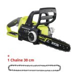 Tron�onneuse sur batterie, ryobi ocs 1830 - 0c 18 volts, guide de 30 cm
