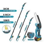 Tronconneuse telescopique sans fil pro 8 , modele: 2 batteries