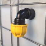 Trop - plein cuve eau 1000l - coud� pression diam�tre 25 mm