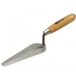 Truelle langue de chat 160 mm, lame acier et manche bois