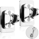 Trust - 2 pices support de douche, support de pomme de douche sans perage, angle rglable universel ...