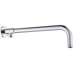 Trust - 50cm montage mural bras de douche tuyau de cuivre tube chrome finiaccessoires tube bras de tte ...