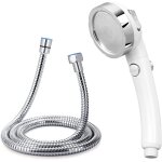 Trust - pommeau de douche avec arret, blanc 3 types de jet pommeau de douches haute pression poire de ... Trust - pommeau de douche avec arret, blanc 3 types de jet pommeau de douches haute pression poire de ...