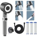 Trust - pommeau de douche  conomie d'eau avec 3 filtres et tuyau de 1, 5 m, pommeau de douche conomique, ...
