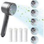 Trust - pommeau de douche haute pression avec filtre 5 modes de pulvrisation pommeau de douche economie ...