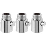 Trust - stop douche, 3 pices robinet d'arrt du pommeau de douche g1 / 2, economiseur d'eau pour douche ...