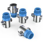 Trust - vanne d'arrt pommeau de douche g1 / 2, pomme de douche robinet d'arrt pour pommeau de douche ...