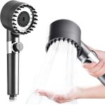 Trust - xutong pommeau de douche haute pression, anti calcaire douchette massant avec stop, douchette ...