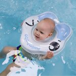 Tube de natation pour bb, anneau de cou, scurit bb, flotteur circulaire pour le bain, jouets d'eau, ...