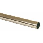 Tube de penderie rond - barre de 3 m - laitonn� - 16 mm duval