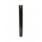 Tube pole noir vitrifi de 110 mm.
