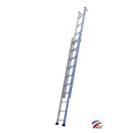 Tubesca - echelle platinium coulisse ? main 2 plans 2x10 ?chelons hauteur d'acc?s 5, 76 m avec crochets ... Tubesca - echelle platinium coulisse ? main 2 plans 2x10 ?chelons hauteur d'acc?s 5, 76 m avec crochets ...