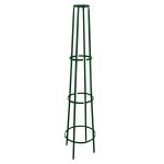 Tuteur colonne vert sapin - 44x200 cm - acier epoxy